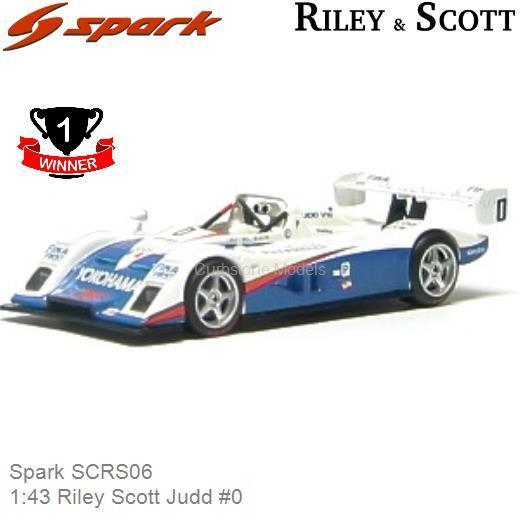 Modelauto 1:43 Riley Scott Judd #0 | Eric van de Poele (Spark SCRS06)