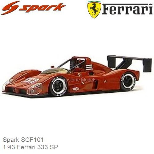 Modellauto 1:43 Ferrari 333 SP (Spark SCF101)