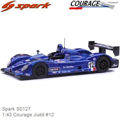 Modelauto 1:43 Courage Judd #12 (Spark S0127)