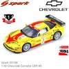 Modelauto 1:43 Chevrolet Corvette C6R #5 | Mike Hezemans (Spark S0166)