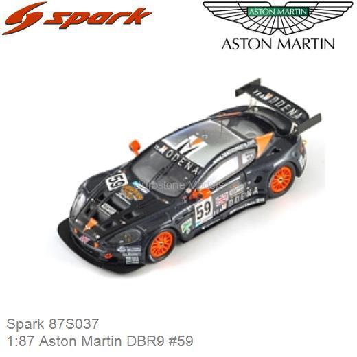 Modelauto 1:87 Aston Martin DBR9 #59 (Spark 87S037)