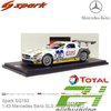 Modelauto 1:43 Mercedes Benz SLS AMG GT3 #22 | Renger van der Zande (Spark SG192)