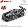 Modelauto 1:43 Mercedes Benz SLS AMG GT3 #2 (Spark SA083)