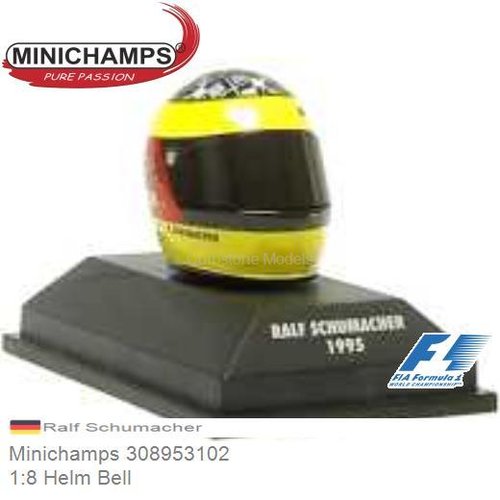 Modelauto 1:8 Helm Bell | Ralf Schumacher (Minichamps 308953102)