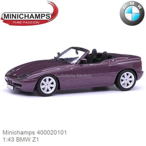 Modelauto 1:43 BMW Z1 (Minichamps 400020101)