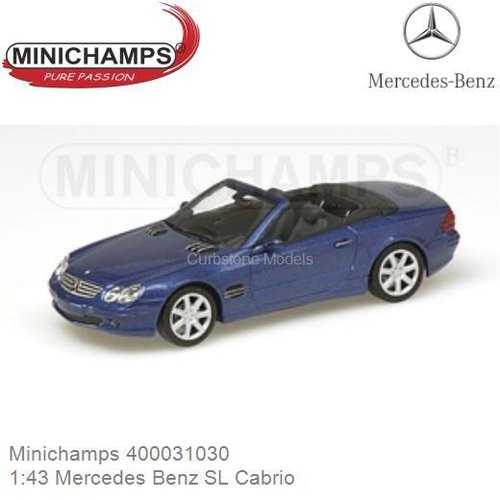 Modelauto 1:43 Mercedes Benz SL Cabrio (Minichamps 400031030)