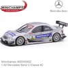Modelauto 1:43 Mercedes Benz C-Classe #2 | Christijan Albers (Minichamps 400043402)