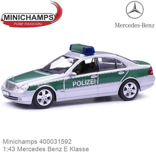 1:43 Mercedes Benz E Klasse (Minichamps 400031592)