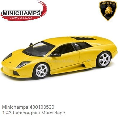 Modelauto 1:43 Lamborghini Murcielago (Minichamps 400103520)