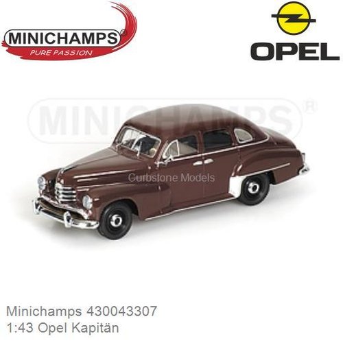 Modelauto 1:43 Opel Kapitän (Minichamps 430043307)