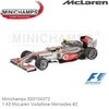 Modelauto 1:43 McLaren Vodafone Mercedes #2 | Lewis Hamilton (Minichamps 530104372)