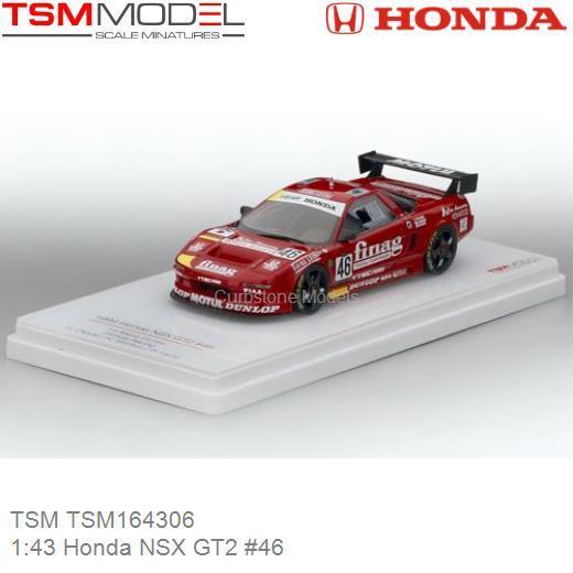 Modelauto 1:43 Honda NSX GT2 #46 (TSM TSM164306)