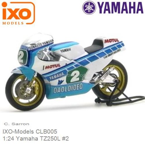 1:24 Yamaha TZ250L #2 | C. Sarron (IXO-Models CLB005)