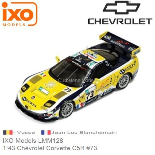 Modelauto 1:43 Chevrolet Corvette C5R #73 (IXO-Models LMM128)