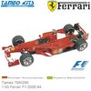 Bouwpakket 1:43 Ferrari F1-2000 #4 | Michael Schumacher (Tameo TMK290)