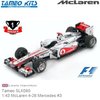 Bouwpakket 1:43 McLaren 4-26 Mercedes #3 | Lewis Hamilton (Tameo SLK080)