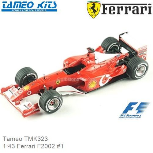 Bouwpakket 1:43 Ferrari F2002 #1 | Michael Schumacher (Tameo TMK323)