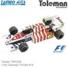 Bouwpakket 1:43 Toleman TG184 #19 | Ayrton Senna (Tameo TMK229)