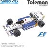 Bouwpakket 1:43 Toleman TG184 #19 | Ayrton Senna (Tameo TMK227)