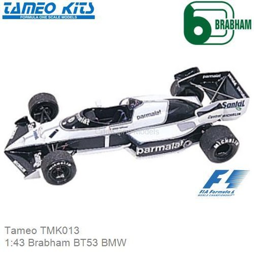 Bouwpakket 1:43 Brabham BT53 BMW (Tameo TMK013)