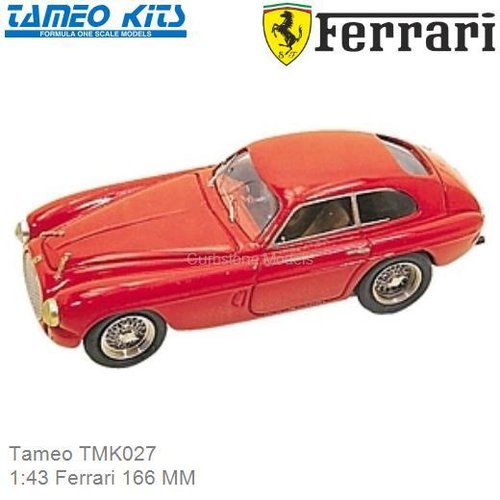 Bouwpakket 1:43 Ferrari 166 MM (Tameo TMK027)