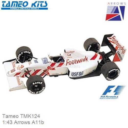 Bouwpakket 1:43 Arrows A11b | Michele Alboreto (Tameo TMK124)
