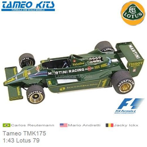 Bouwpakket 1:43 Lotus 79 | Carlos Reutemann (Tameo TMK175)