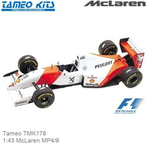 Bouwpakket 1:43 McLaren MP4/9 | Mika Hakkinen (Tameo TMK178)