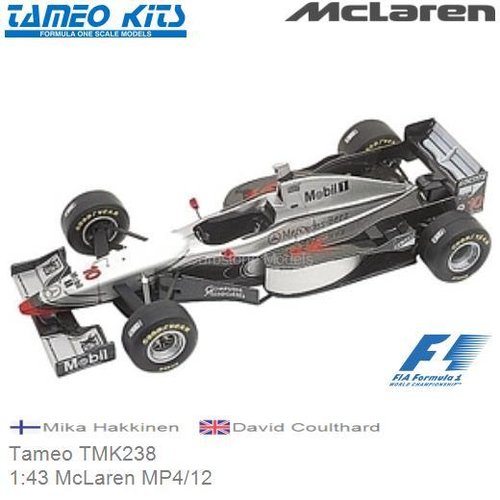 Bouwpakket 1:43 McLaren MP4/12 | Mika Hakkinen (Tameo TMK238)