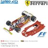 Bouwpakket 1:43 Ferrari 312 T4 | Gilles Villeneuve (Tameo TMK241)