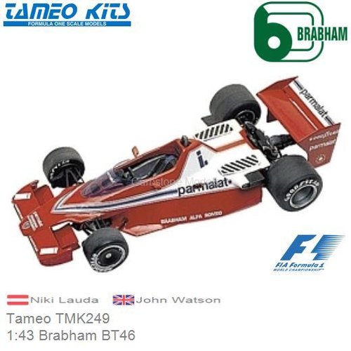 Bouwpakket 1:43 Brabham BT46 | Niki Lauda (Tameo TMK249)