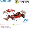 Bouwpakket 1:43 Ferrari 312 T2 | Gilles Villeneuve (Tameo TMK296)