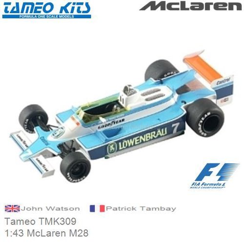 Bouwpakket 1:43 McLaren M28 | John Watson (Tameo TMK309)