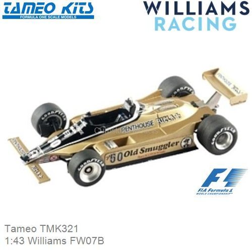 Bouwpakket 1:43 Williams FW07B (Tameo TMK321)