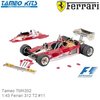 Bouwpakket 1:43 Ferrari 312 T2 #11 | Niki Lauda (Tameo TMK352)