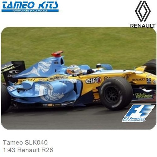 Bouwpakket 1:43 Renault R26 | Fernando Alonso (Tameo SLK040)
