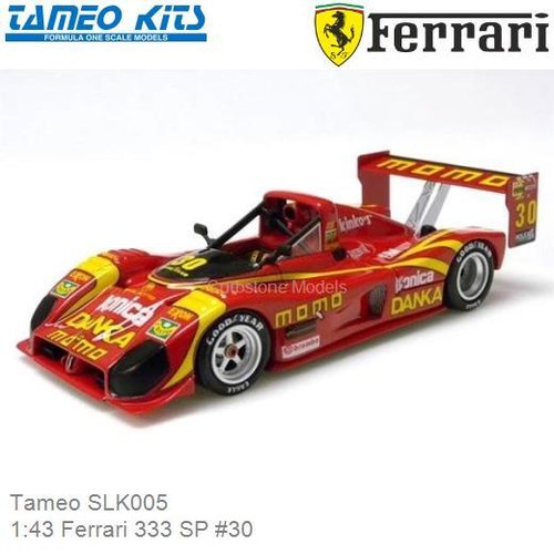Bouwpakket 1:43 Ferrari 333 SP #30 | Wayne Taylor (Tameo SLK005)