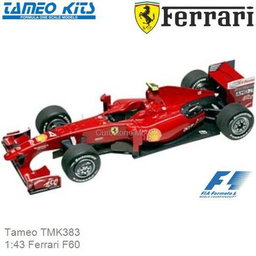 Bouwpakket 1:43 Ferrari F60 (Tameo TMK383)