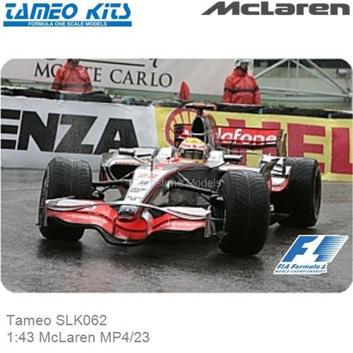 Bouwpakket 1:43 McLaren MP4/23 | Lewis Hamilton (Tameo SLK062)