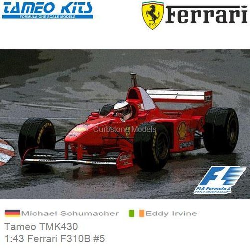 Bouwpakket 1:43 Ferrari F310B #5 | Michael Schumacher (Tameo TMK430)