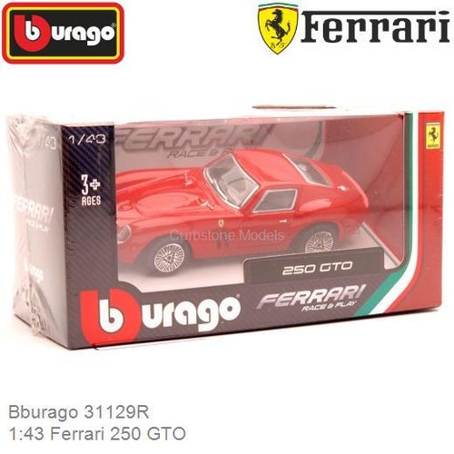 Modelauto 1:43 Ferrari 250 GTO (Bburago 31129R)
