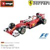 Modelauto 1:18 Ferrari SF16-H | Sebastian Vettel (Bburago 9862)