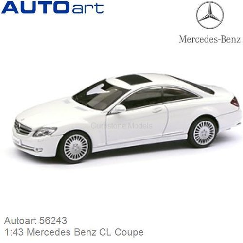 Modelauto 1:43 Mercedes Benz CL Coupe (Autoart 56243)