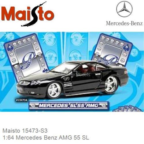 Modelauto 1:64 Mercedes Benz AMG 55 SL (Maisto 15473-S3)