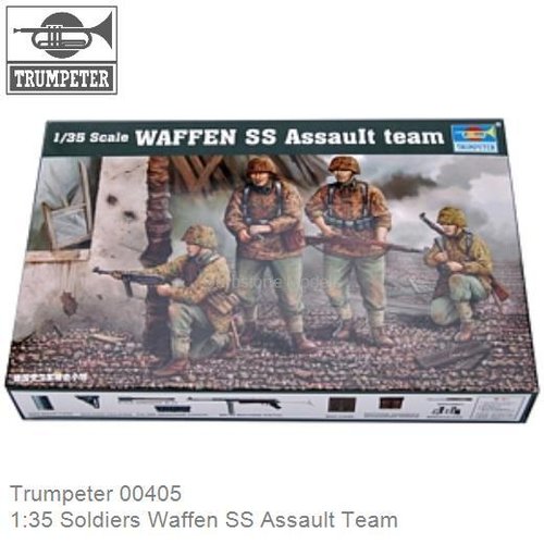 1:35 Soldiers Waffen SS Assault Team (Trumpeter 00405)