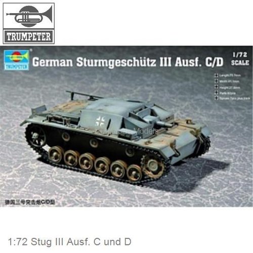 1:72 Stug III Ausf. C und D (Trumpeter 7257)