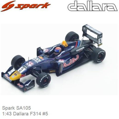 Modelauto 1:43 Dallara F314 #5 | Max Verstappen (Spark SA105)