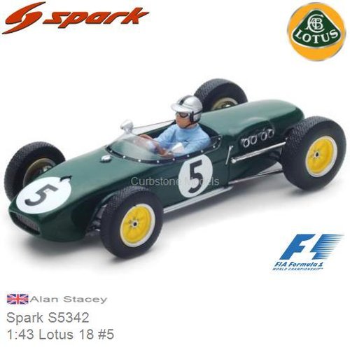 Modellauto 1:43 Lotus 18 #5 | Alan Stacey (Spark S5342)