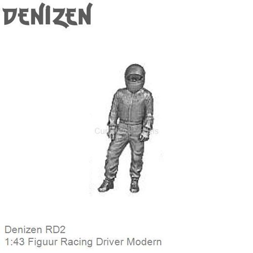 Bouwpakket 1:43 Figuur Racing Driver Modern (Denizen RD2)
