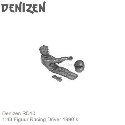 Bouwpakket 1:43 Figuur Racing Driver 1990`s (Denizen RD10)